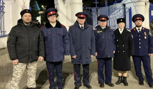 Христово воинство на страже безопасности в священную Пасхальную ночь