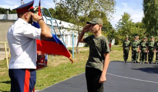 Казачата Самарской области приняли участие в патриотической профильной смене