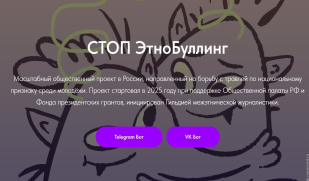 В России запущен чат-бот для борьбы с этнобуллингом 